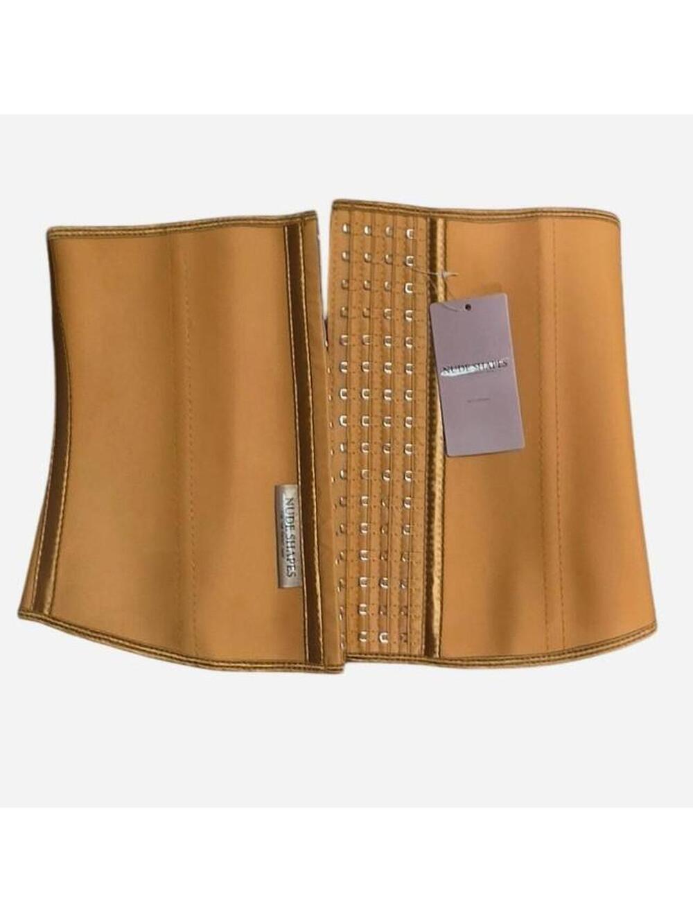 womens NWT Nude Shapes Gold Corset